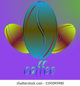 Coffee bean or seed.