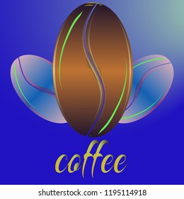 Coffee bean or seed.