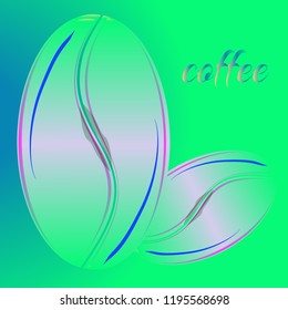 Coffee bean or seed.