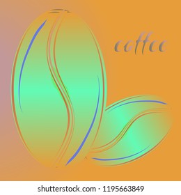 Coffee bean or seed.