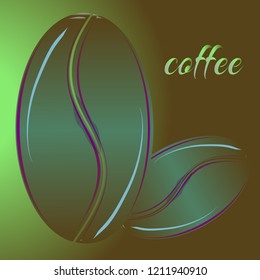 Coffee bean or seed.