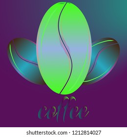 Coffee bean or seed.