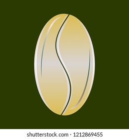 Coffee bean or seed.