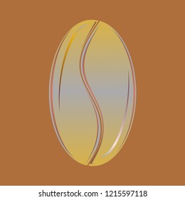 Coffee bean or seed.