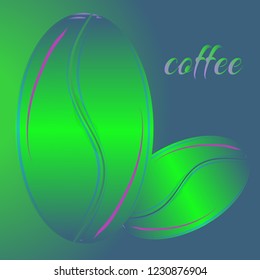 Coffee bean or seed.