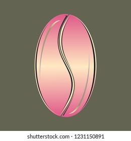 Coffee bean or seed.
