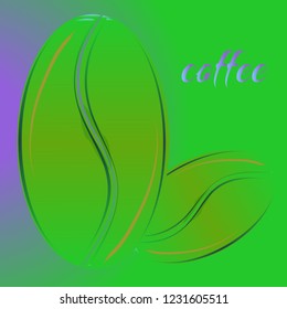 Coffee bean or seed.