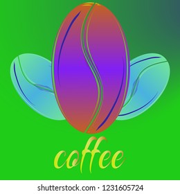 Coffee bean or seed.
