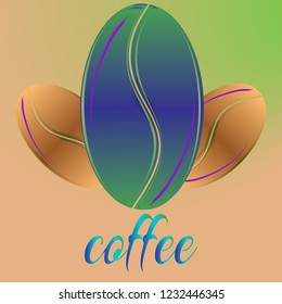 Coffee bean or seed.