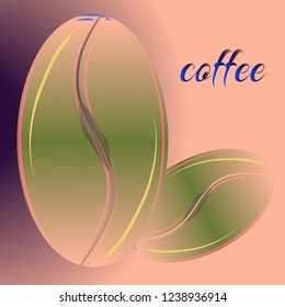 Coffee bean or seed.