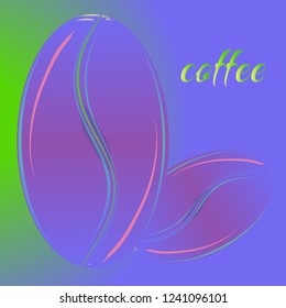 Coffee bean or seed.