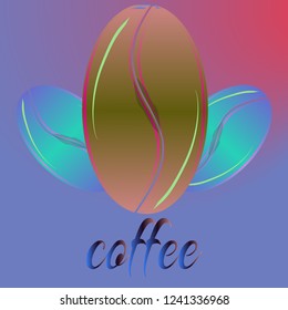 Coffee bean or seed.
