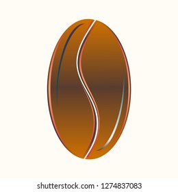 Coffee bean or seed.