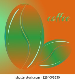 Coffee bean or seed.
