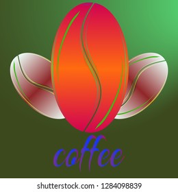 Coffee bean or seed.