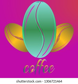 Coffee bean or seed.