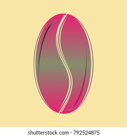 Coffee bean or seed.