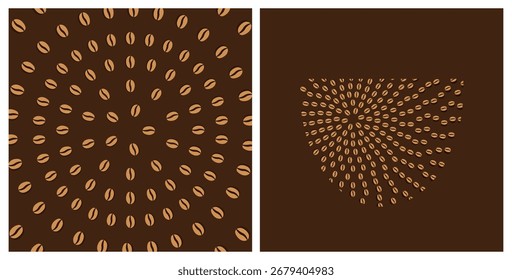 Coffee bean and coffee bean shaped mug