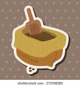 coffee bean theme elements