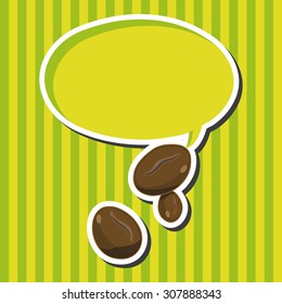 coffee bean theme elements