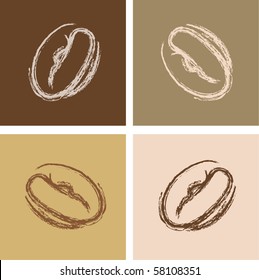 COFFEE BEAN vector graphic