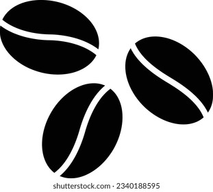 Coffee Bean Vector Icon Glyph Style