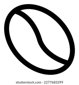 coffee bean vector icon illustration asset