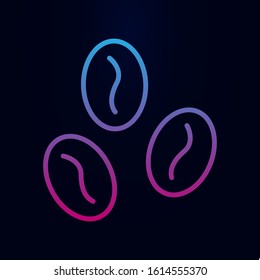 Coffee beannolan icon. Simple thin line, outline vector of web icons for ui and ux, website or mobile application