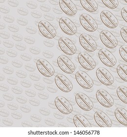 Coffee beans background