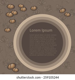 Coffee beans background