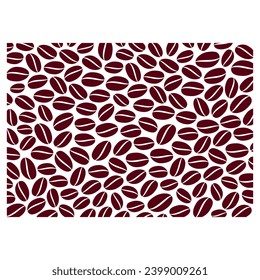 coffee beans background. coffee beans pattern