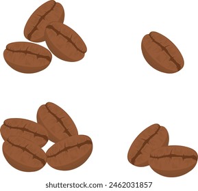 coffee beans, coffee bean illustration
