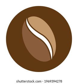 coffee beans. coffee bean logo vector that is suitable for use as a logo or illustration and all activities related to coffee design.