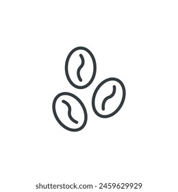 Coffee beans bean roast icon, vector illustration