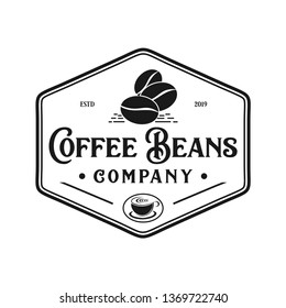 Coffee beans classic logo