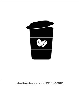Icono de bebida de café con vasijas de café