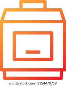 Icono de gradiente de granos de café - Icono único, vector