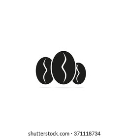 Coffee beans icon.