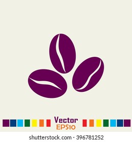 Coffee beans icon