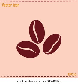 Coffee beans icon
