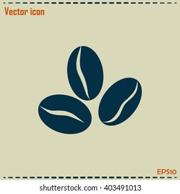 Coffee beans icon