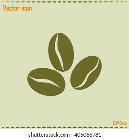 Coffee beans icon