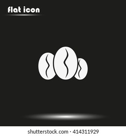 Coffee beans icon.