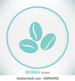 Coffee beans icon