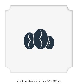 Coffee beans icon.