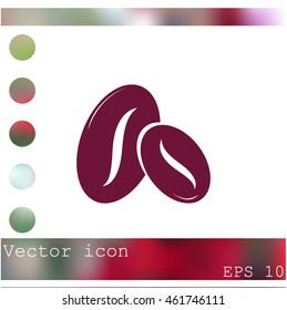 Coffee beans icon