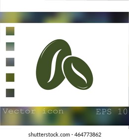 Coffee beans icon