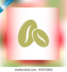 Coffee beans icon