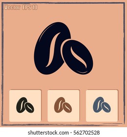 Coffee beans icon