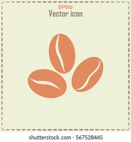Coffee beans icon